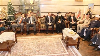 محافظ المنوفية يقدم التهنئة لنيافة الأنبا بنيامين والأخوة الأقباط بعيد القيامة
