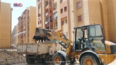 حملات مكثفة للنظافة ورفع الإشغالات وتحسين المظهر الحضاري بمركزي سنورس وطامية