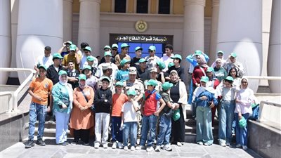زيارة نشء السويس لمقر الدفاع الجوي بالأكاديمية العسكرية بالعاصمة الإدارية