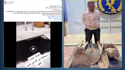 سقوط متهم بعد إحداث تلفيات بعقار جارته بسبب التنقيب عن الآثار بالمنوفية 
