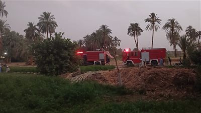 الدخان غطي المكان.. إصابة شخصين بحريق هائل منزل بالمدامود بالأقصر 