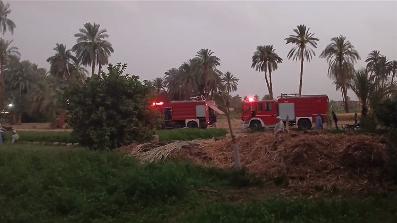 من موقع الحريق 