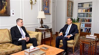 وزير الخارجية يستقبل رئيس لجنة حقوق الإنسان بمجلس النواب  