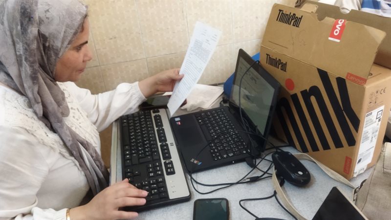 جانب من أعمال القافلة