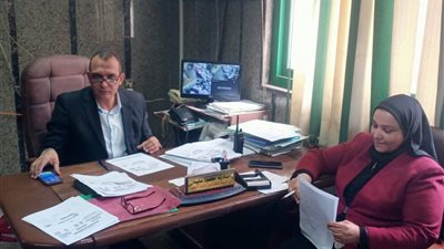 رئيس مدينة دمنهور يتابع ملف التصالح بالمركز التكنولوجي
