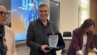 تكريم عمرو الليثي كأفضل إعلامي 2026 بإعلام جامعة عين شمس 