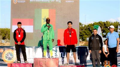 أبطال أسيوط يحصدون ميداليتين في بطولة أفريقيا للمصارعة الشاطئية