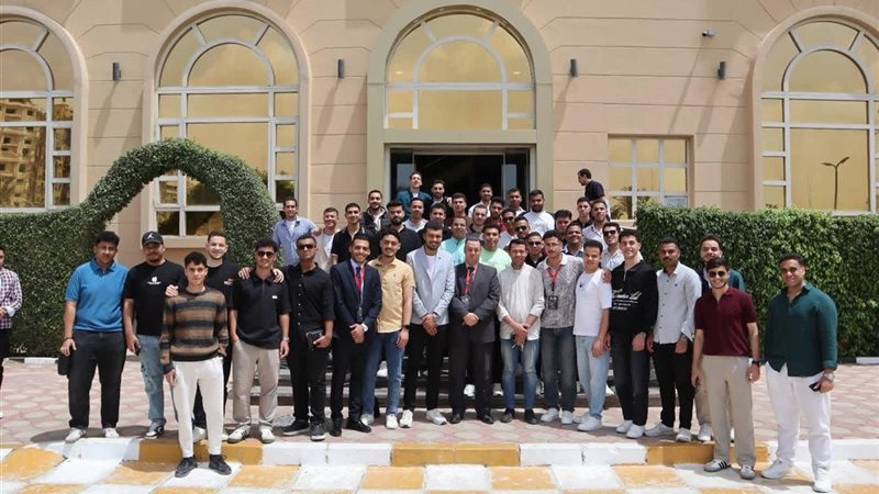 وفد جامعة بنى سويف