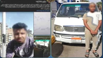 ضبط سائق ميكروباص لقيامه برفض إستكمال خط السير وضرب راكب بسلاح أبيض بالجيزة