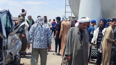 إصابة 12 شخصًا في حادث تصادم على طريق مصر–الإسكندرية الصحراوي بالبحيرة
