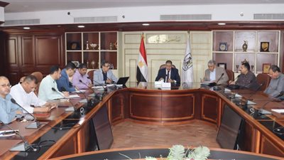 بنى سويف|متابعة موقف مشروعات الخطة الاستثمارية وطلبات تبادل خطوط سير سيارات 