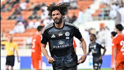 النني يسجل هدفا عالميا في تعادل الجزيرة وعجمان بالدوري الإماراتي