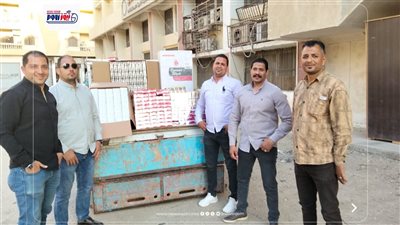 حملة مكبرة بالفيوم تسفر عن ضبط سجائر مهربة وغير مطابقة للمواصفات