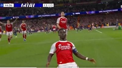 أهداف وملخص مباراة آرسنال وأتلتيكو مدريد الشوط الأول في دوري أبطال أوروبا