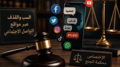 حكم قضائي يحدد الاختصاص في جرائم السب والقذف عبر السوشيال ميديا