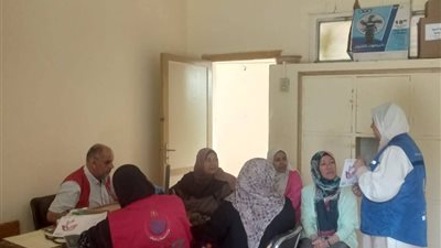 قافلة طبية شاملة للعاملين بمدرسة النور للمكفوفين في السويس
