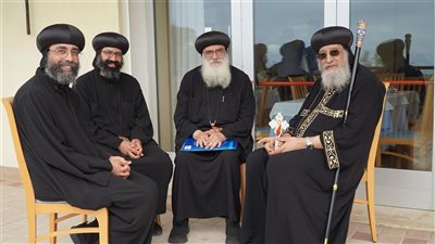 البابا تواضروس الثاني يستقبل 5 من الآباء المطارنة والأساقفة في ڤينيسيا