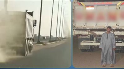 بلا رخصة وبسيارة منتهية.. القبض على سائق نقل متهم في حادث تصادم بالجيزة