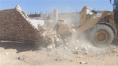 حملات مكبرة في قوص ونجع حمادي لإزالة التعديات على الأراضي وأملاك الدولة