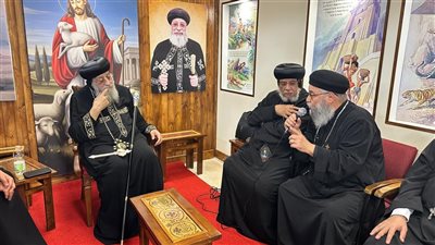 البابا تواضروس الثاني يلتقي كهنة إيبارشية ميلانو وزوجاتهم