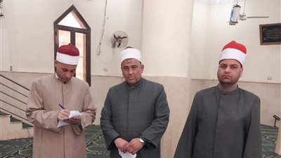 للتأكد من ضوابط خطبة الجمعة..مرور مفاجئ  لإدارة  المتابعة على مساجد أسيوط