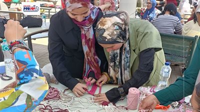 وحدة أيادي مصر بالفيوم تنظم بازار للحرف اليدوية والتراثية بجامعة أكتوبر للعلوم الحديثة