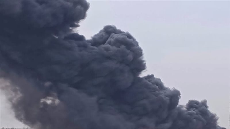 حريق بقليوب 