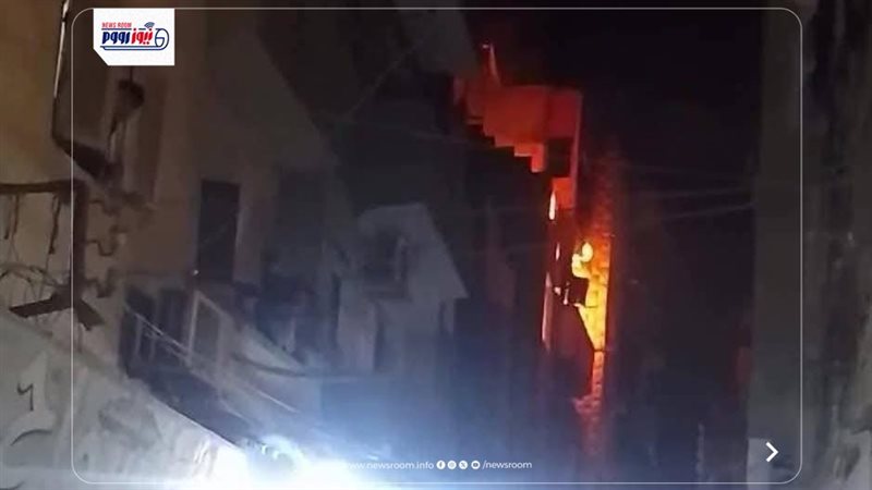 موقع الحريق 