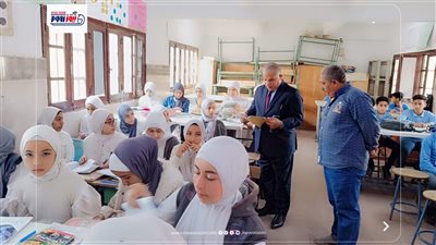 وكيل تعليم الفيوم يتفقد مدرسة المندرة الإعدادية المشتركة ويشدد على الانضباط 