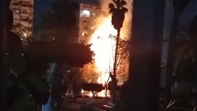 الحماية المدنية تسيطر على حريق بحديقة دار العلوم بالسيدة زينب