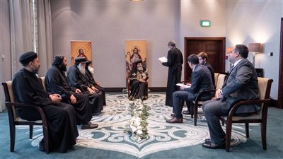  البابا تواضروس الثاني يستقبل راعي الكنيسة المقدونية بكرواتيا