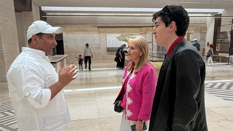 جانب من الزيارة 