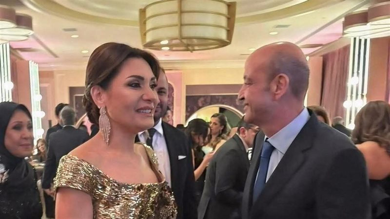 عمرو أديب ودينا طلعت