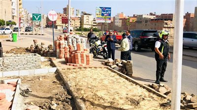 محافظ الدقهلية يتفقد أعمال التطوير والتجميل بمدخل مدينة نبروه