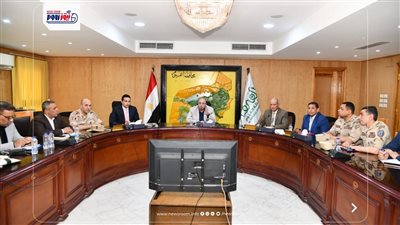 محافظ الفيوم يناقش استعدادات الأجهزة التنفيذية للتدريب العملي المشترك صقر 170