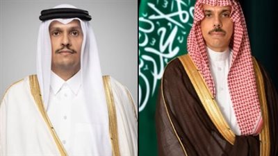 وزيرا خارجية السعودية وقطر يبحثان مستجدات وقف القتال بين إيران وأمريكا