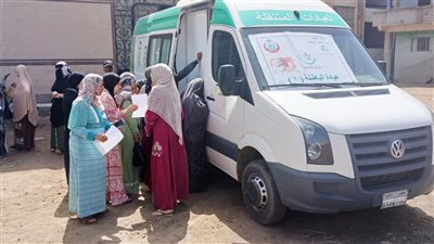 الكشف على 1595 مواطنًا خلال قافلة طبية مجانية بقرية جاليا الثانية في الدقهلية