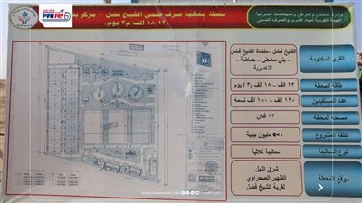 بتكلفة 550 مليون جنيه.. تعرف علي محطة الشيخ فضل لخدمة 180 ألف مواطن بالمنيا