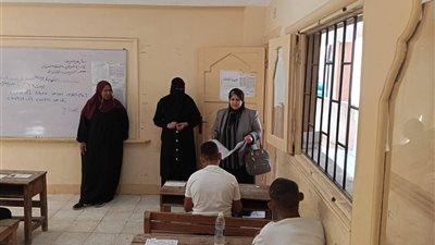 السويس الأزهرية تتابع سير امتحانات الشهادتين الابتدائية والإعدادية 