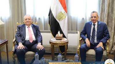 وزير شئون المجالس النيابية يستقبل رئيس مجلس الدولة لبحث آليات التعاون المشترك