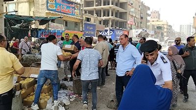 الجيزة: رفع إشغالات الباعة الجائلين في الطرق العامة وفتحها أمام حركة المواطنين