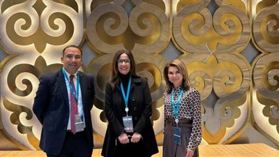 جيهان زكي تجري لقاءات مع وزراء الثقافة المشاركين بمؤتمر «التعاون الإسلامي» 