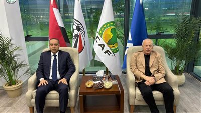 أبو ريدة يستقبل وليد صادي وزير الشباب والرياضة الجزائري