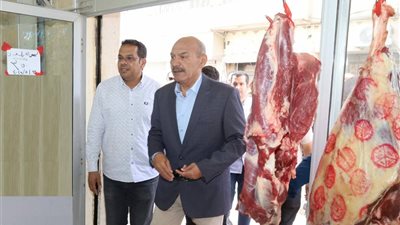 محافظ السويس يتفقد دلتا ماركت بحي السويس للتأكد من توافر اللحوم والسلع