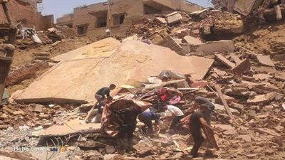 مصدر بديوان محافظة الغربية يكشف تفاصيل انهيار منزلي أبو صير 