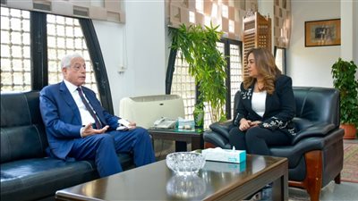 منال عوض تبحث مع مستشار رئيس الجمهورية موقف المشروعات التنموية بالمحافظات