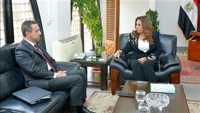 منال عوض ومحافظ المنوفية يناقشان مشروعات التنمية واستعدادات عيد الأضحى المبارك