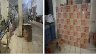 ضبط 11 طن زيت طعام مجهول المصدر وعبوات مقلدة بالشرقية