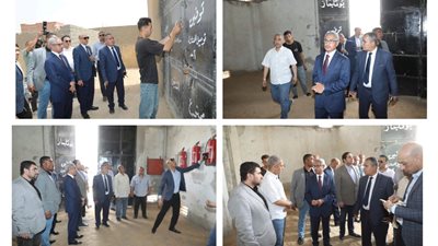 استياء محافظ بنى سويف من عدم كفاية منظومة طفايات الحريق بالمحطات والمستودعات