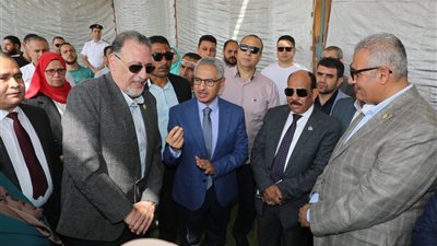 ببرقية .. محافظ بني سويف شكر وتقدير لمؤسسة لدعم محطة معالجة الصرف الصحي 